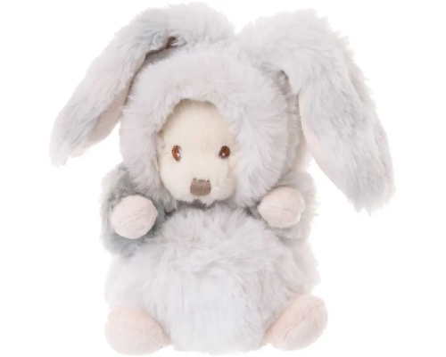 М'яка іграшка Bukowski | Ведмедик Ziggy Winter Rabbit сірий - 15 см