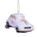 Ялинкова прикраса Vondels | Весільна машина зі скла - 4,5 см