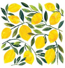 Салфетки PPD | «Лимоны» - 33 x 33 см