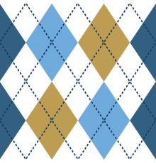 Салфетки PPD | С ромбами - 33 x 33 см