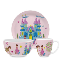 Детский набор посуды PPD | Princess - 3 предмета