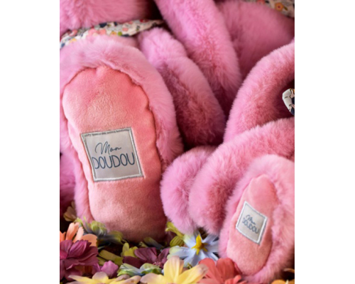 Плюшева іграшка Doudou | Кролик Fleurette Rabbit – рожевий – 35 см