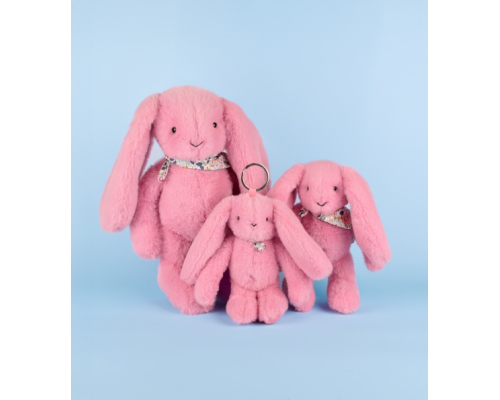 Плюшева іграшка Doudou | Кролик Fleurette Rabbit – рожевий – 35 см