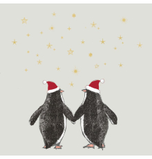 Салфетки PPD | «Пингвины» - 33 x 33 см