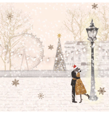 Салфетки PPD | «Рождественская любовь» - 33 x 33 см