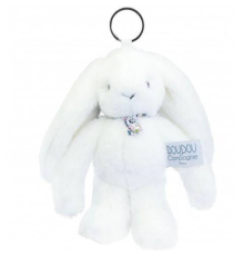 Брелок плюшевый Doudou | Зайчик - Белый - 18 см
