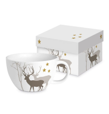 Чашка PPD | С оленями в подарочной упаковке - 550 мл