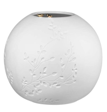 Ваза Räder | Белая с золотыми птичками - Ø 25 - H 22 см