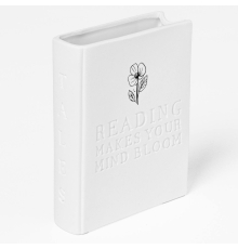 Ваза форфоровая Räder | Белая «Истории природы» «Сказки» - 10*3*13 см