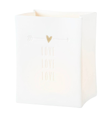 Подсвечник Räder | Белый «Love» - 8*6*10 см