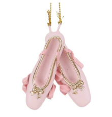 Ялинкова іграшка Goodwill | Пуанти рожеві - 6 см