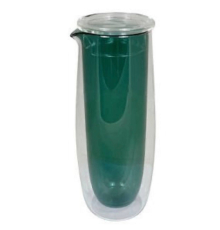 Кувшин Kaheku | Moretti с двойными стенками - Зеленый - Ø 11 - H 26,5 см - 1,1 л