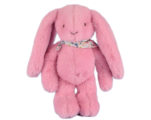 Плюшева іграшка Doudou | Кролик Fleurette Rabbit – рожевий – 35 см