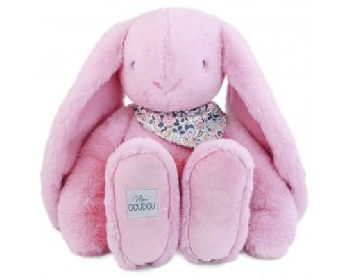 Плюшева іграшка Doudou | Кролик Fleurette Rabbit – рожевий – 50 см