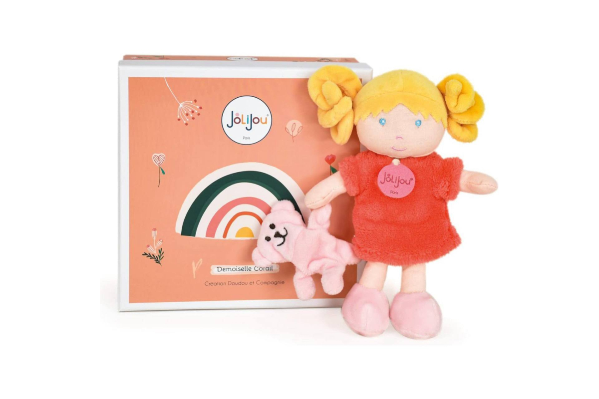 Купити Моя перша лялька Doudou | Міс Корал - 21 см онлайн | La Fleur