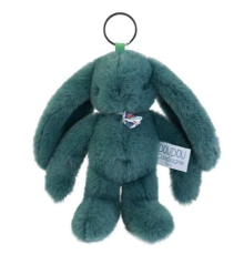Брелок плюшевый Doudou | Зайчик - Зеленый - 18 см