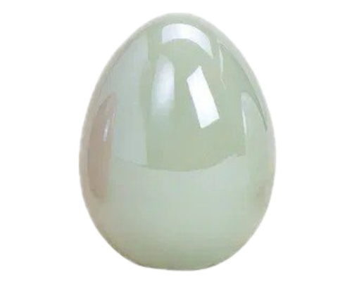 Великоднє яйце G.Wurm | Керамічне - Салатове - 6x7x6 см
