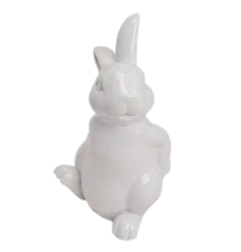 Фігурка G.Wurm | Кролик - Фарфор - Білий - 15 см