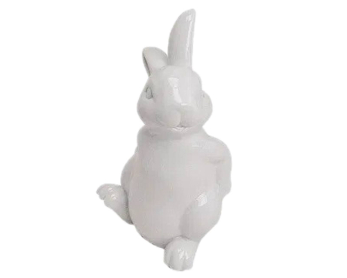 Фігурка G.Wurm | Кролик - Фарфор - Білий - 15 см