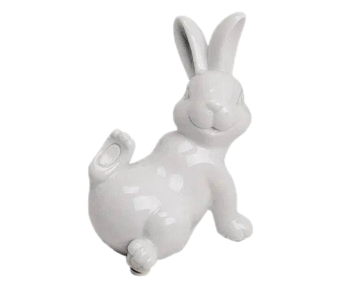 Фігурка G.Wurm | Кролик - Фарфор - Білий - 10 см