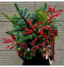 Рождественский букет "Зимний лесной шёпот"