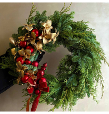 Рождественский веночек "Рождественская сказка"