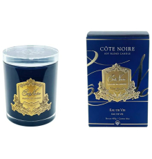 Аромасвеча Cote Noire | Бренди / Eau De Vie - Черная - Золото - 185 г