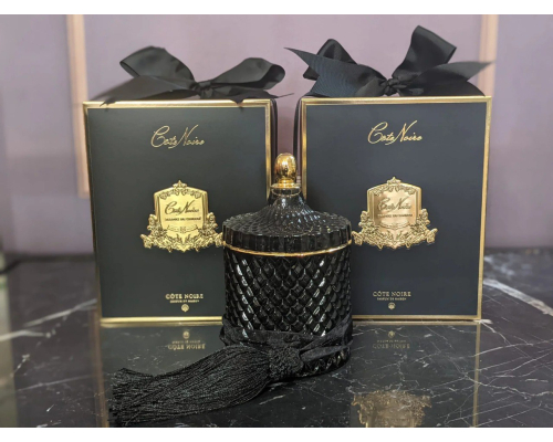 Аромасвеча Grand Black & Gold Art Deco Cote Noire | Королева ночи - 600 гр