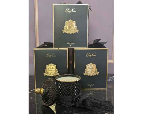 Аромасвеча Grand Black & Gold Art Deco Cote Noire | Королева ночи - 600 гр