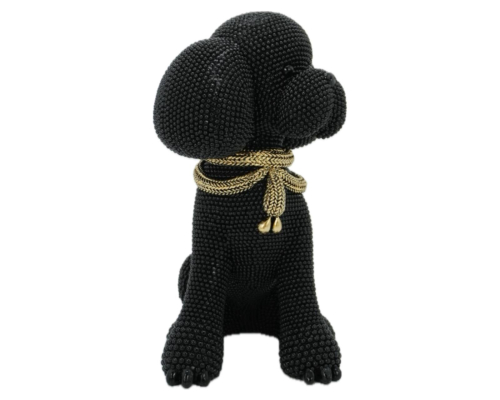 Статуетка Cor Mulder | Пудель - Чорний/Золото - 19 см