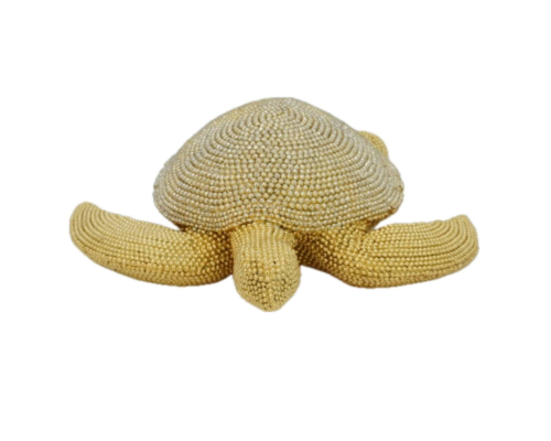 Статуетка Cor Mulder | Черепаха - Золото - 14 см