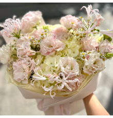 Букет «Сияние розовой нежности»