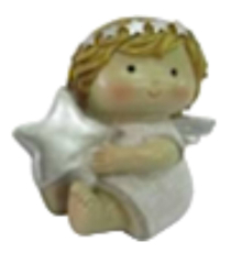 Статуэтка Cor Mulder | Ангел со звездой - 7,5 см