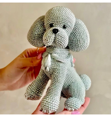 Статуэтка Cor Mulder | Пудель - Серебристый - 19 см