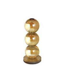 Подсвечник Kaheku | Vinesa - Янтарь - Ø 10 - H 23,2 см