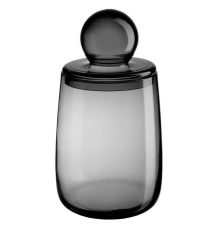 Емкость для храниения с крышкой Asa Selection Sarabi | Стекло серое - 2 л