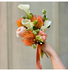 Свадебный букет «Золотое прикосновение»