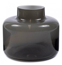 Ваза Hakbijl | Серая - Стекло - Ø 23 - H 20,5 см