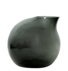 Ваза Monako Hakbijl | Серая - Стекло - Ø 19 - H 18 см