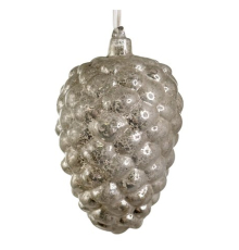 Ялинкова прикраса ShiShi | Шишка золота - 11,5 см