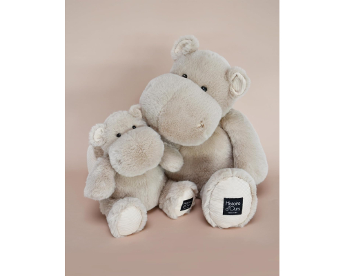 М'яка іграшка Doudou | Бегемот Hip'Cool – Бежевий – 25 см