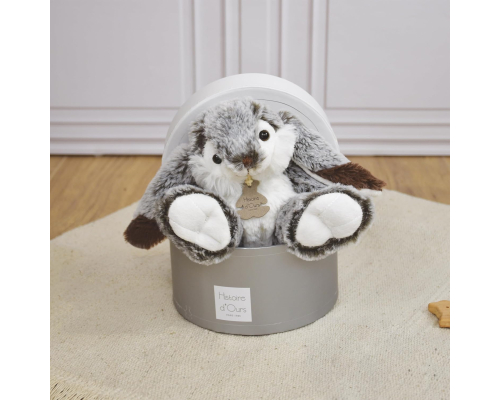 Мягкая игрушка Doudou | Кролик Мариус в подарочной коробке - 20 см