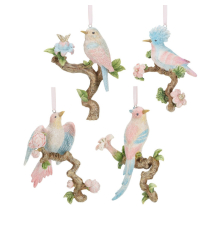 Ялинкова прикраса Goodwill | Пташка на гілці - 13 см