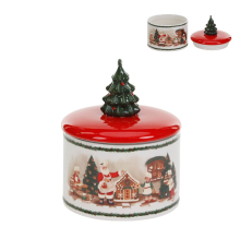 Шкатулка новогодняя красная Goodwill | 19 см