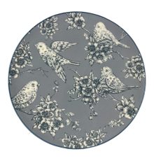 Тарілка Goodwill | Пташки з квітами - 20,5 см