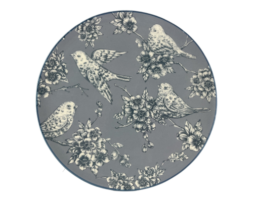 Тарілка Goodwill | Пташки з квітами - 20,5 см