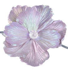 Магнолія Goodwill | Рожева на кліпсі – 22 см