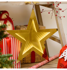 Зірка, що світиться Lotti | Двостороння/Дзеркало - Шампань - 50 см