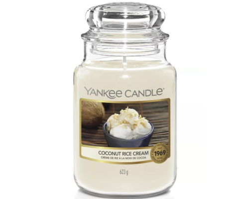 Aромасвічка Yankee Candle | Jar Coconut Rice Cream - 623 г