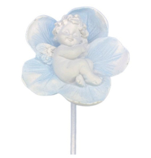 Ангел - Lang Kunstgewerbe «Igor» в голубом цветке | 4х4 см 